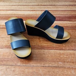Chinese Laundry Black Wedge sz 8.0